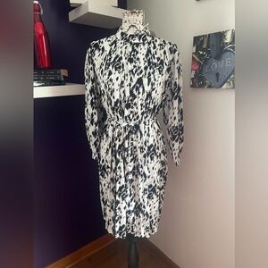 Yili Long Sleeve High Neck Dress NWT